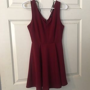 Maroon formal dress